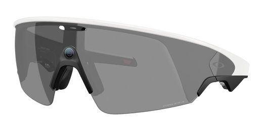 Oakley Sonnenbrille Meta Vanguard 800105 (Glasfarbe: Prizm Black) weiss - 1 Brille mit Hartschalenetui